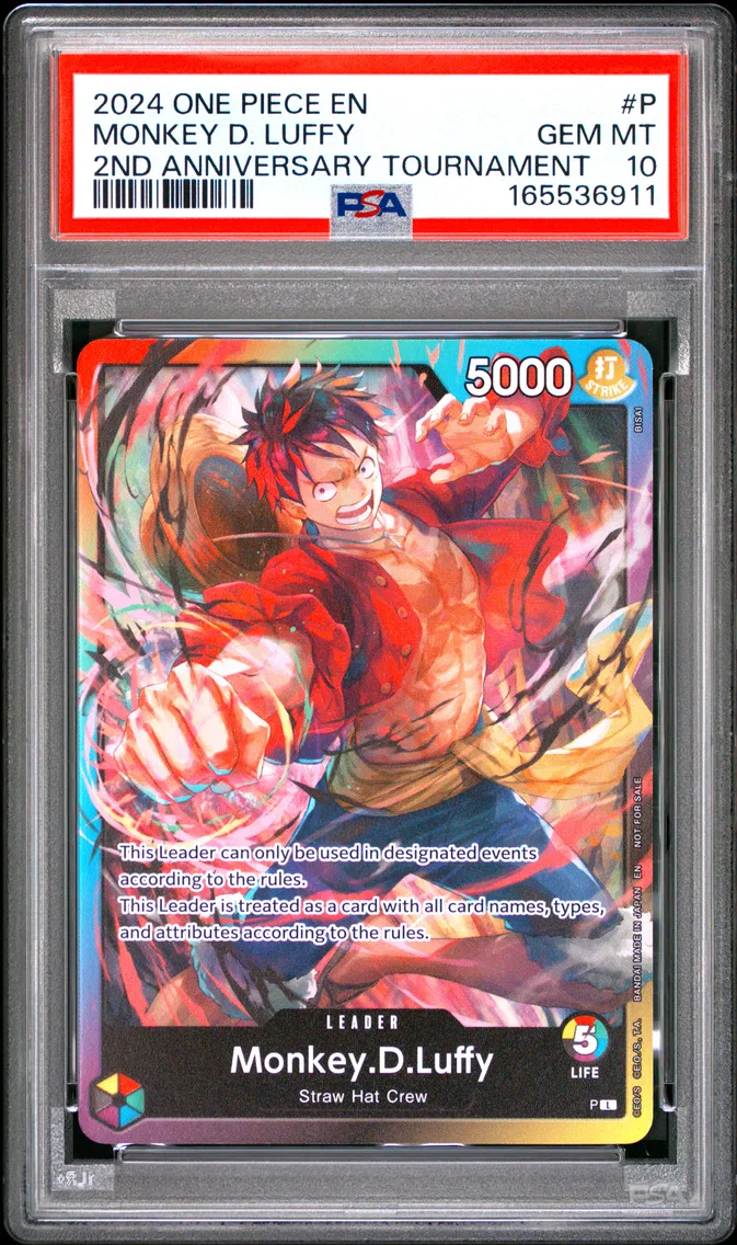 2024 #P Monkey D. Luffy PSA 10 One Piece Promos