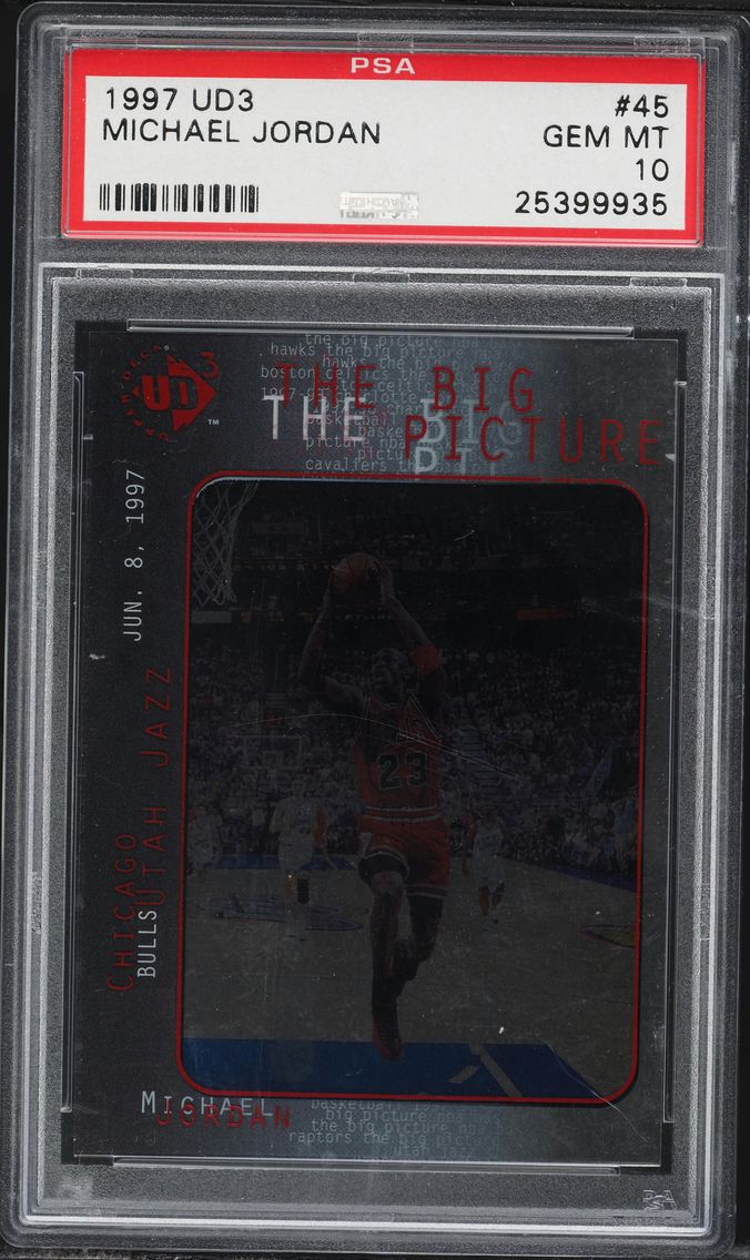 1997 #45 Michael Jordan PSA 10 U