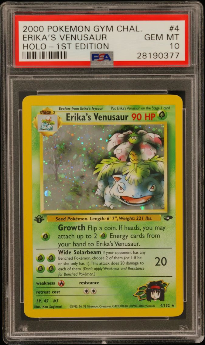 2000 #4 Erika's Venusaur PSA 10 