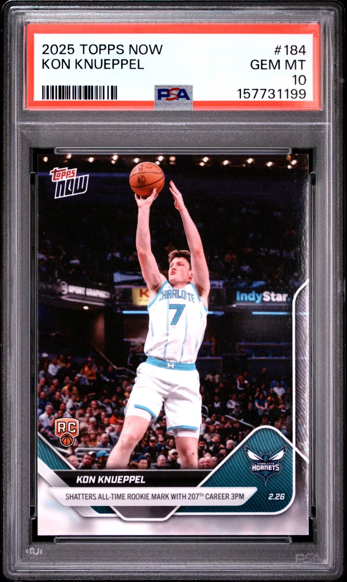 2025 #184 Kon Knueppel PSA 10 Topps Now