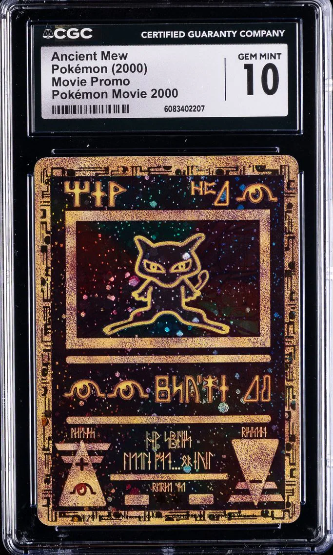 2000 #NA Ancient Mew CGC 10 Pokemon Movie Promo