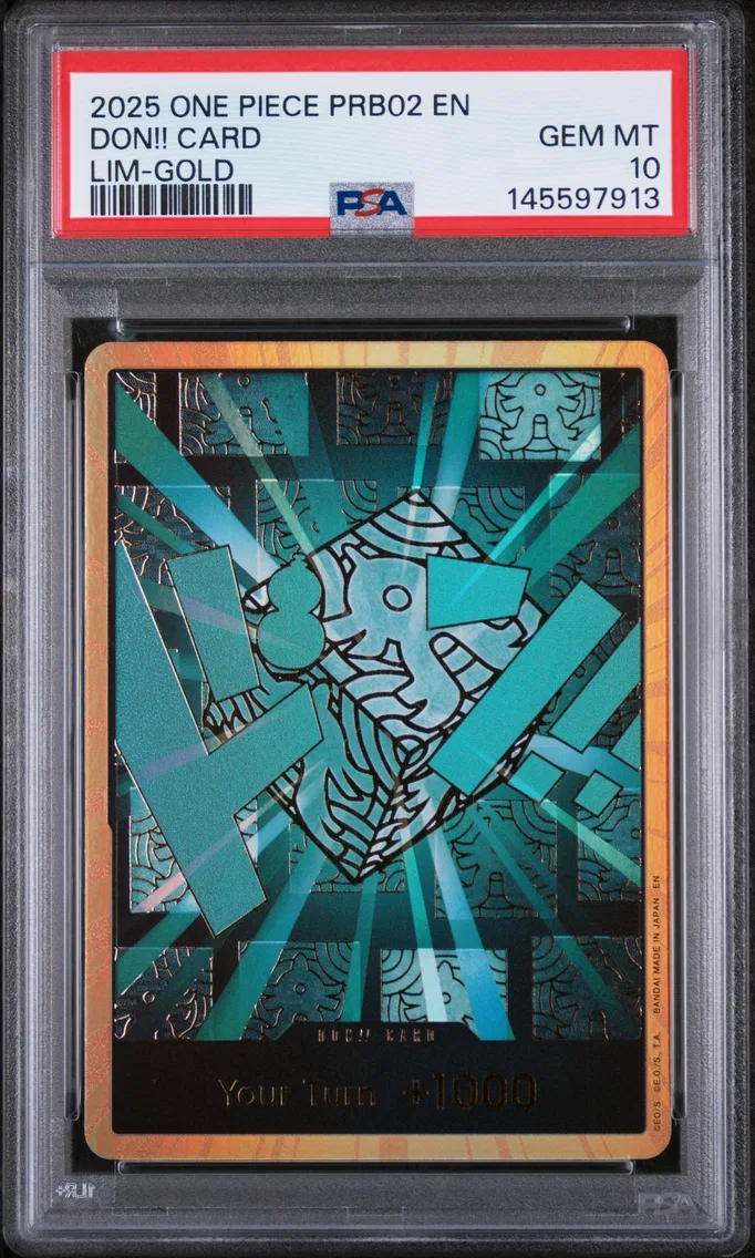 2025 #NA Don!! Card PSA 10 One Piece PRB02-Premium Booster -One Piece Card the Best- Vol.2