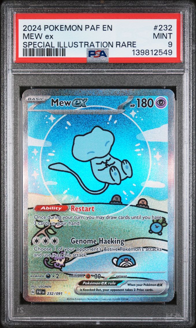 2024 #232 Mew EX PSA 9 Paf EN-Pa