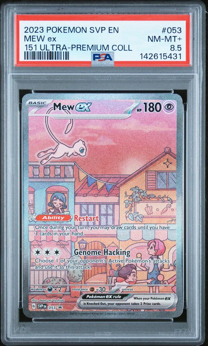 2023 #053 Mew EX PSA 8.5 Svp EN-SV Black Star Promo Pokemon