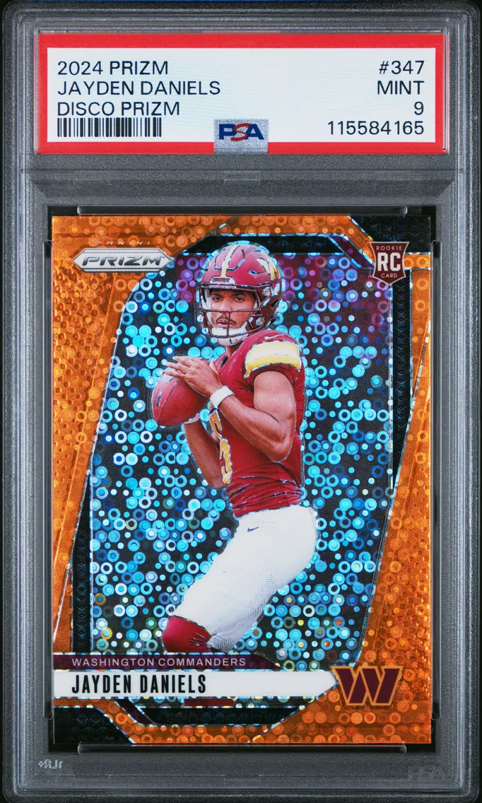 2024 #347 Jayden Daniels PSA 9 Panini Prizm