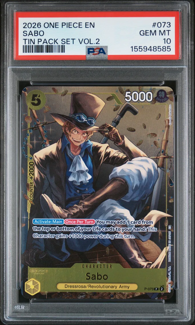 2026 #073 Sabo PSA 10 One Piece Promos