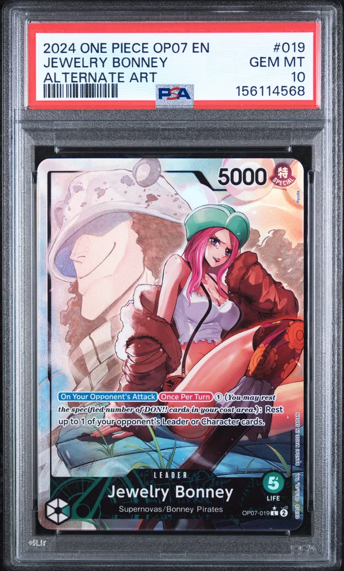 2024 #019 Jewelry Bonney PSA 10 One Piece OP07-500 Years in the Future