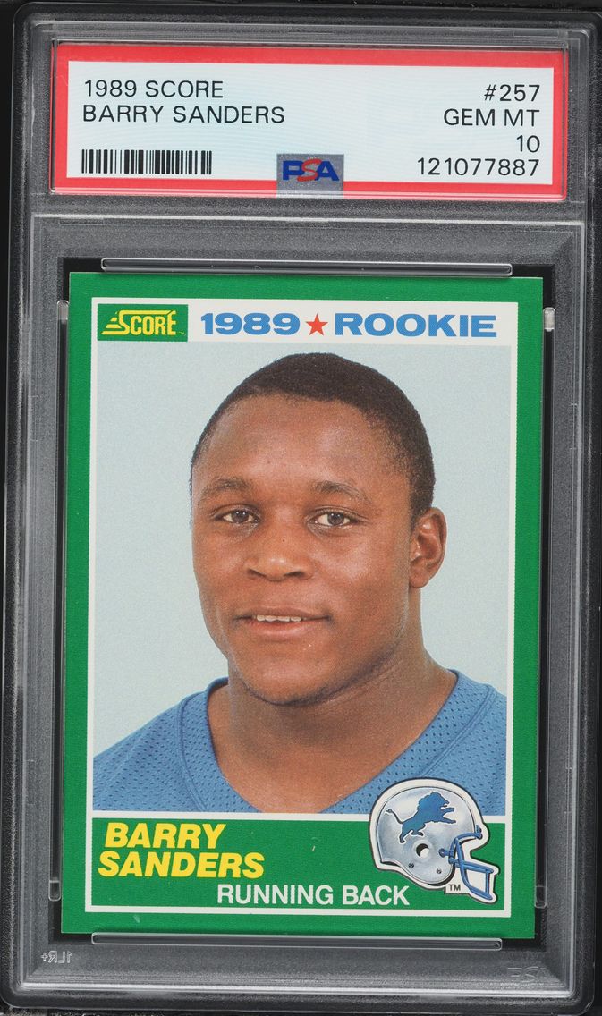 1989 #257 Barry Sanders PSA 10 S