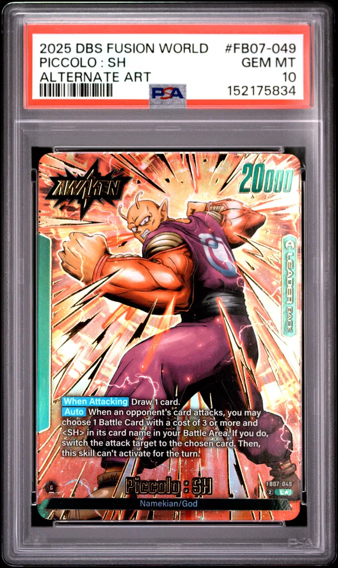 2025 #FB07-049 Piccolo : SH PSA 10 Dragon Ball Super Card Game Fusion World Wish for Shenron