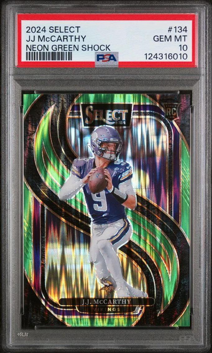 2024 #134 JJ McCarthy PSA 10 Panini Select