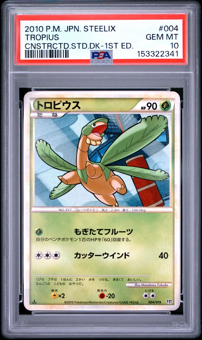 2010 #004 Tropius 1st Edition PS
