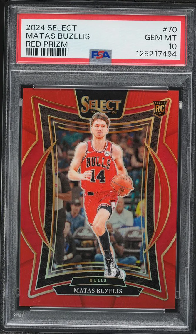 2024 #70 Matas Buzelis PSA 10 Panini Select Basketball