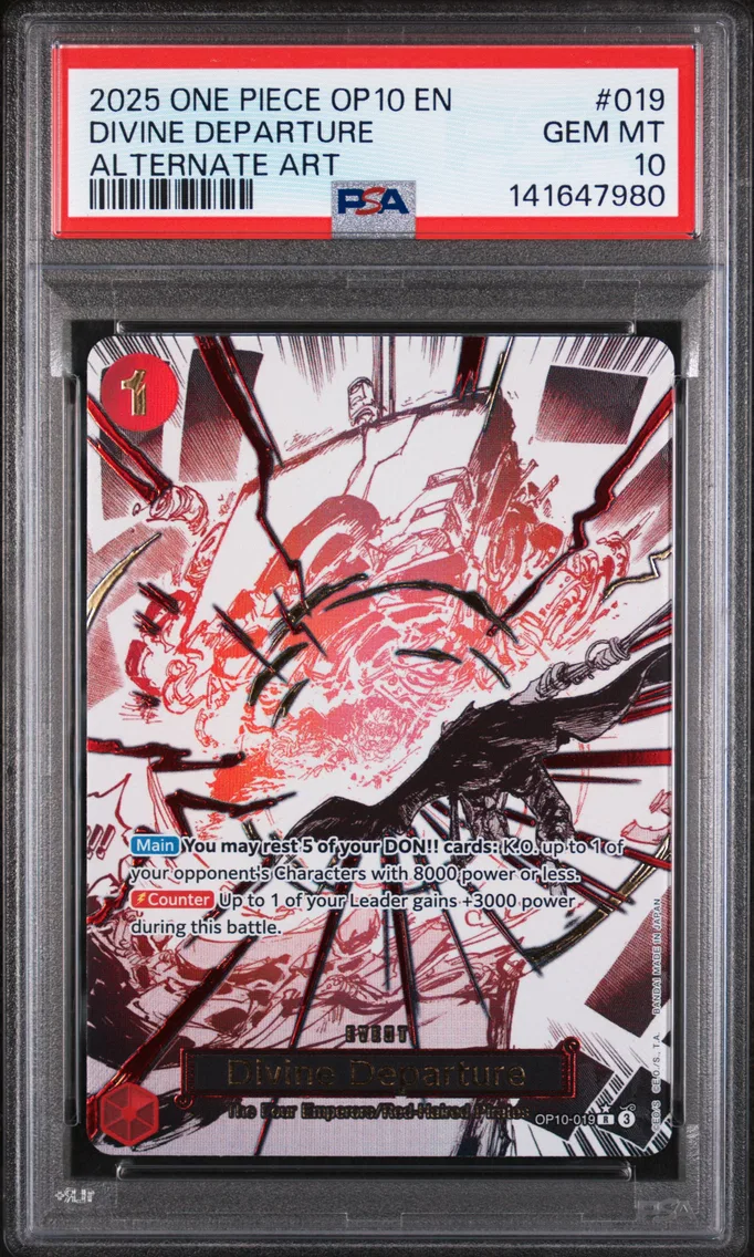 2025 #019 Divine Departure PSA 10 One Piece OP10-Royal Blood