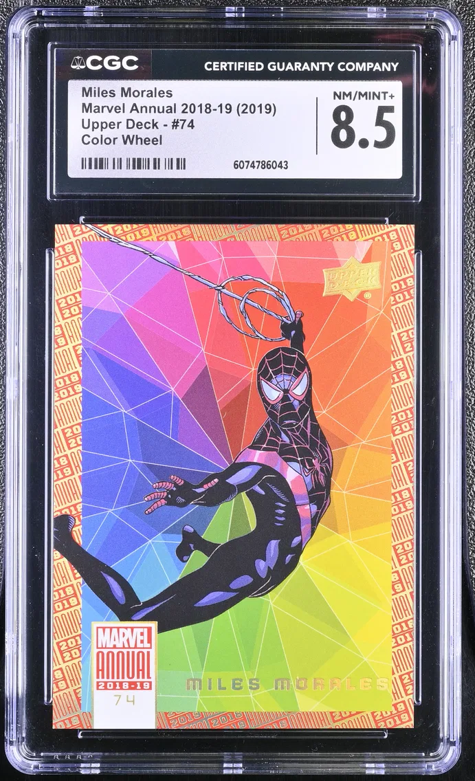 2019 #74 Miles Morales CGC 8.5 Marvel Annual 2018-19 (2018 Upper Deck) - English