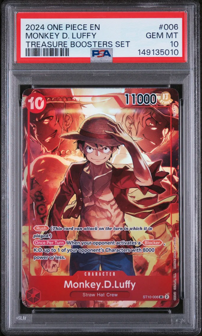 2024 #006 Monkey D. Luffy PSA 10 One Piece Promos