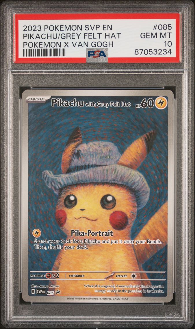 2023 #085 Pikachu With Grey Felt