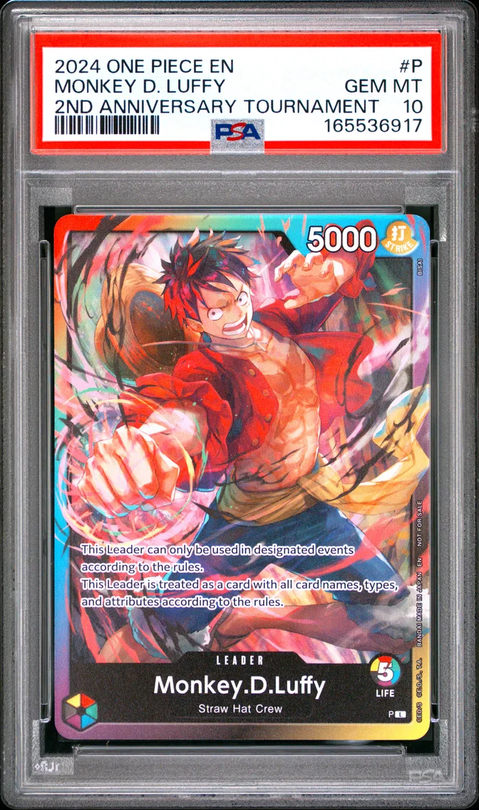 2024 #P Monkey D. Luffy PSA 10 One Piece Promos