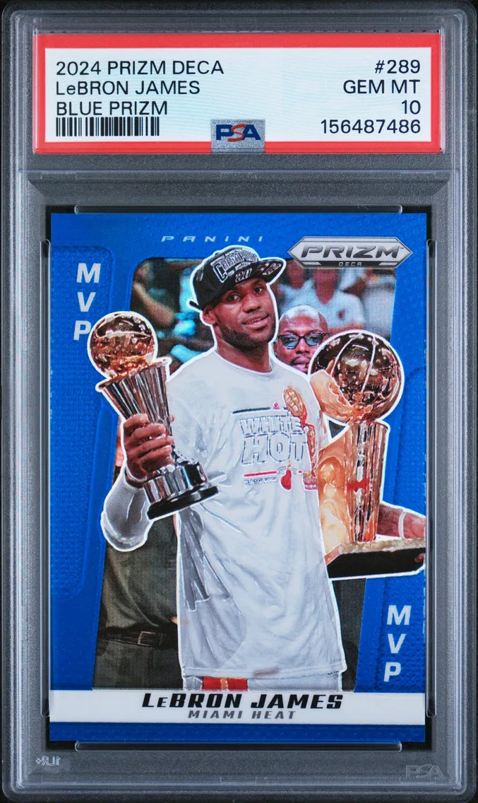 2024 #289 LeBron James PSA 10 Panini Prizm Deca