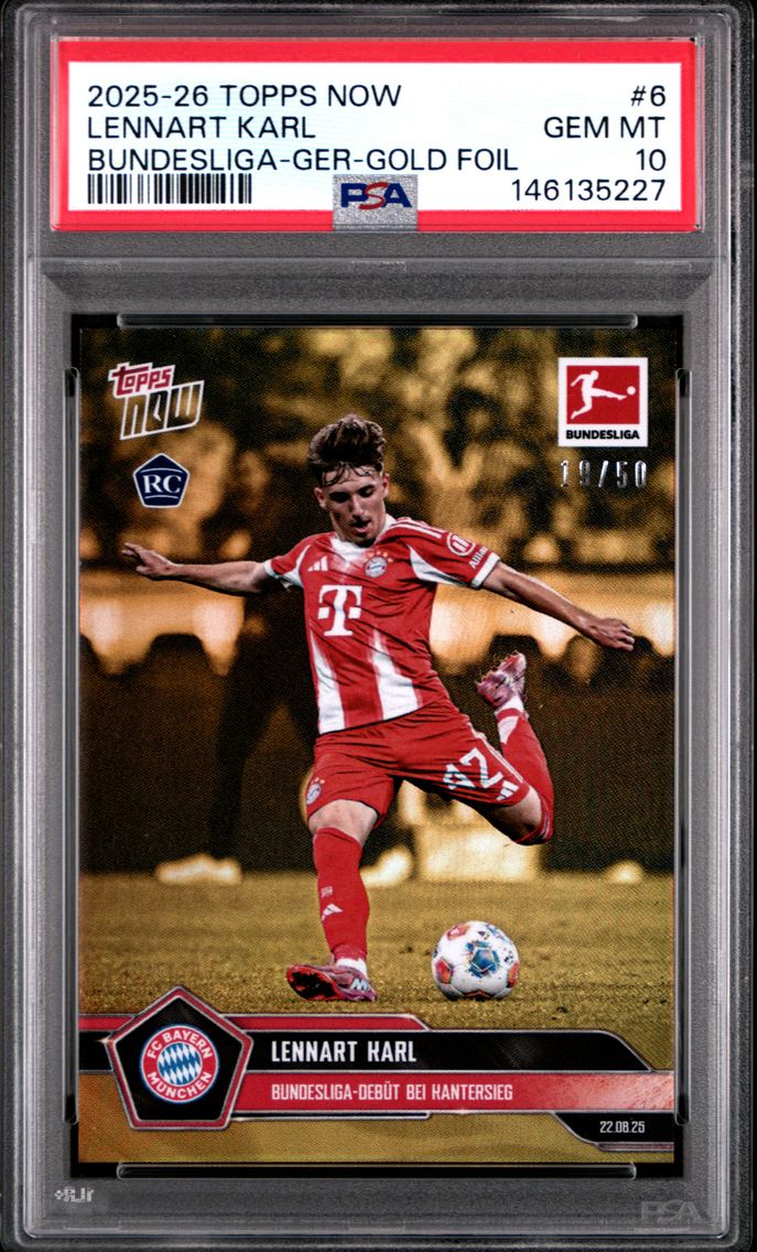 2025 #6 Lennart Karl PSA 10 Topp