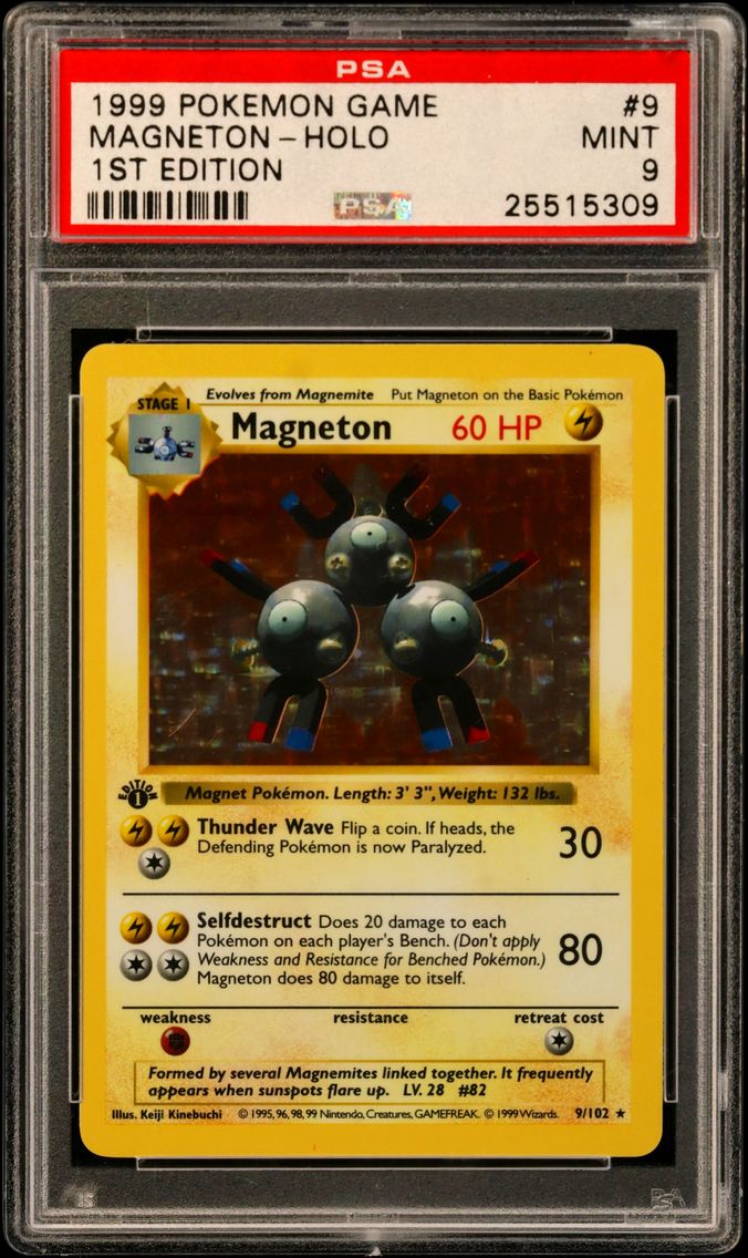 1999 #9 Magneton-Holo 1st Editio