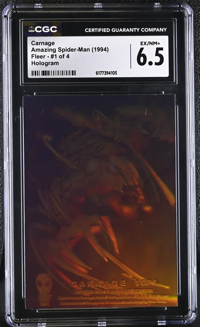 1994 #1 of 4 Carnage CGC 6.5 Amazing Spider-Man (1994 Fleer) - English