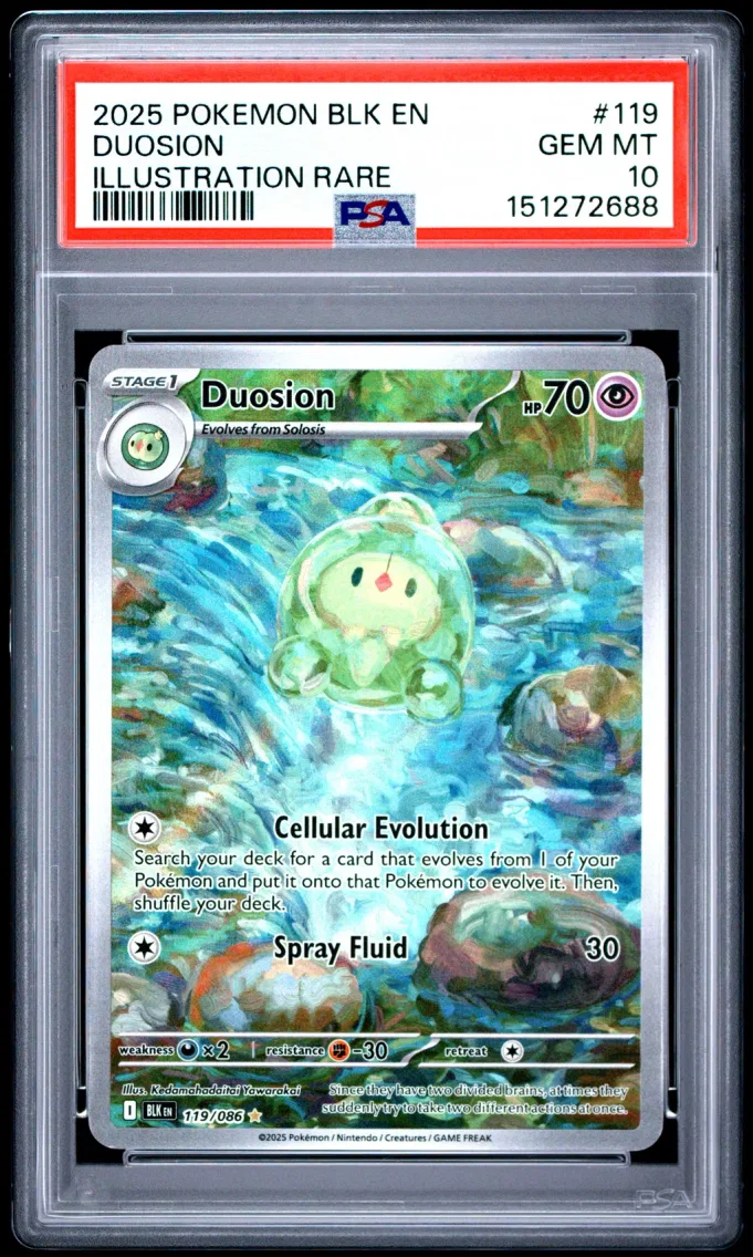 2025 #119 Duosion PSA 10 Blk EN-Black Bolt