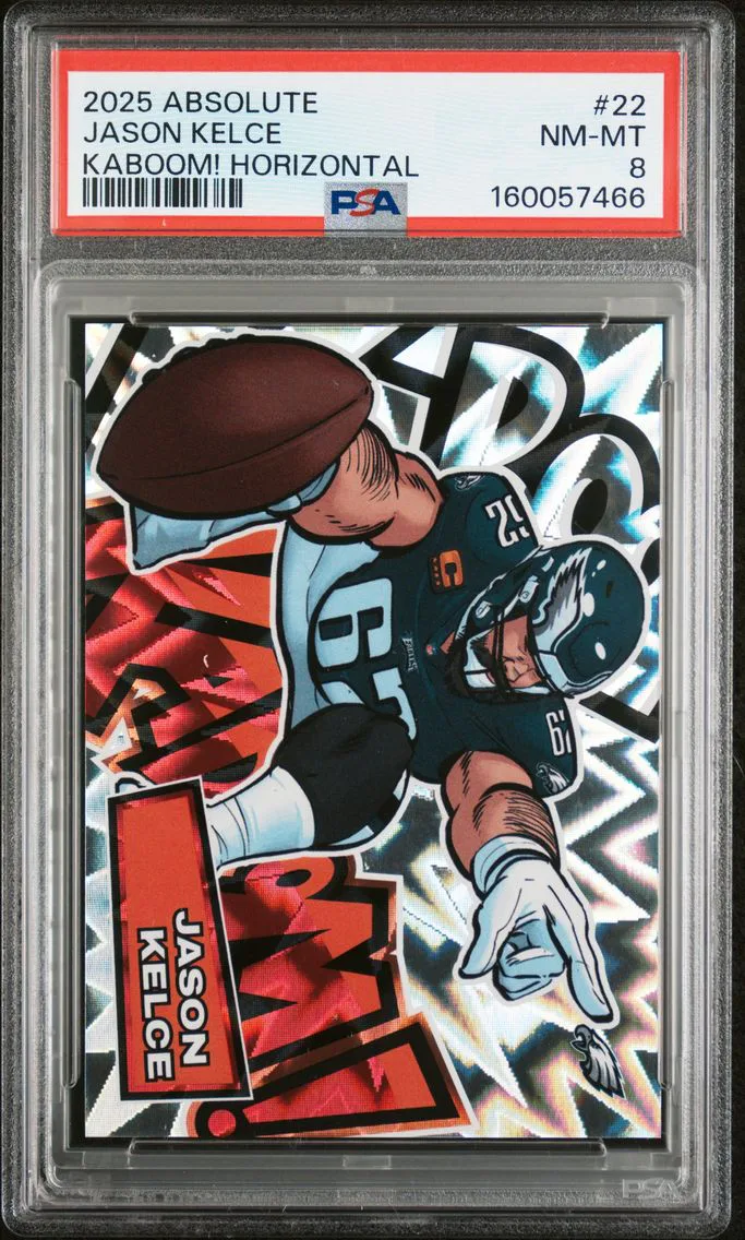 2025 #22 Jason Kelce PSA 8 Panin