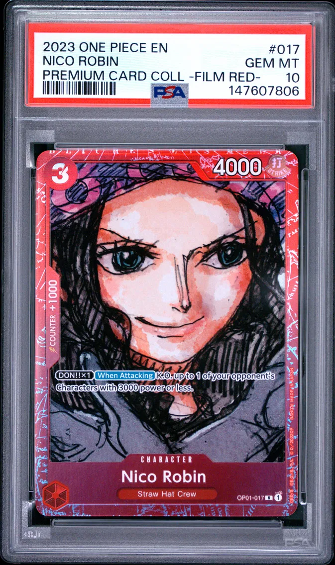 2023 #017 Nico Robin PSA 10 One Piece Premium Card Collection -One Piece Film Red-