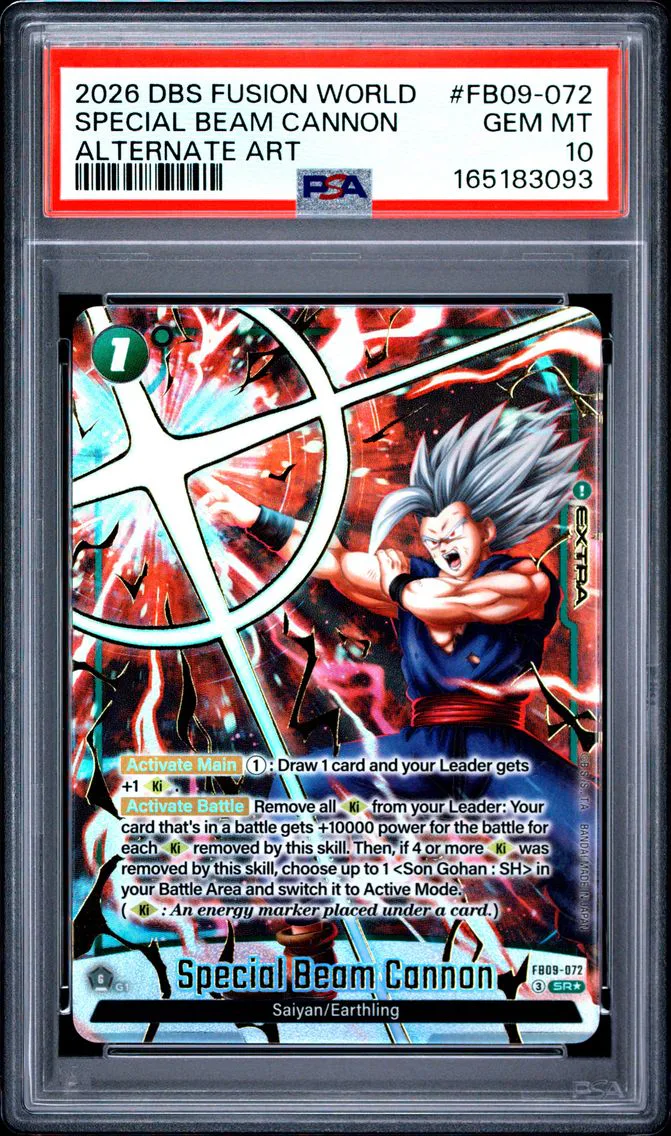 2026 #FB09-072 Special Beam Cannon PSA 10 Dragon Ball Super Card Game Fusion World Dual Evolution