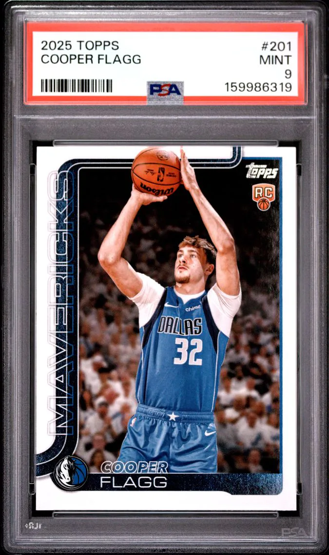 2025 #201 Cooper Flagg PSA 9 Topps