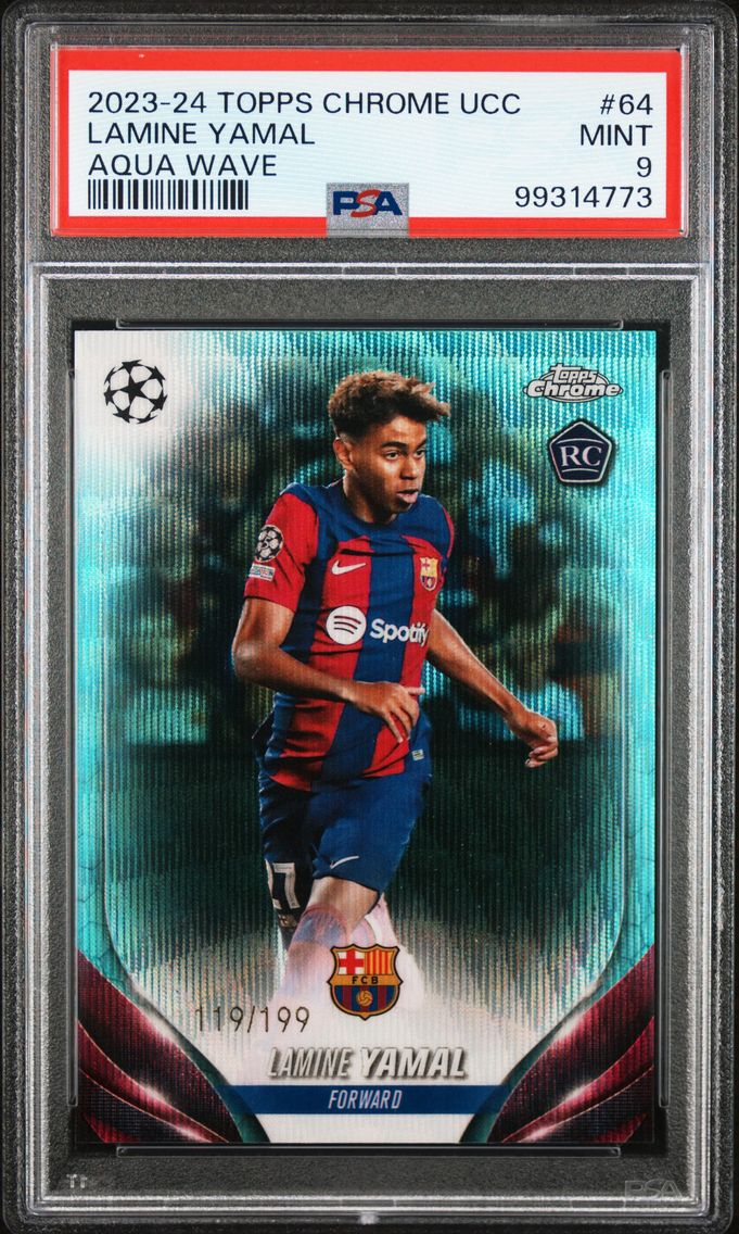 2023 #64 Lamine Yamal PSA 9 Topp