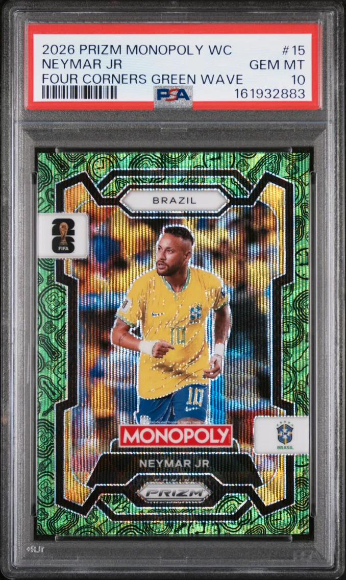 2026 #15 Neymar Jr PSA 10 Panini Prizm Monopoly FIFA World Cup
