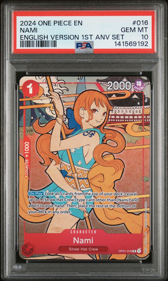 2024 #016 Nami PSA 10 One Piece