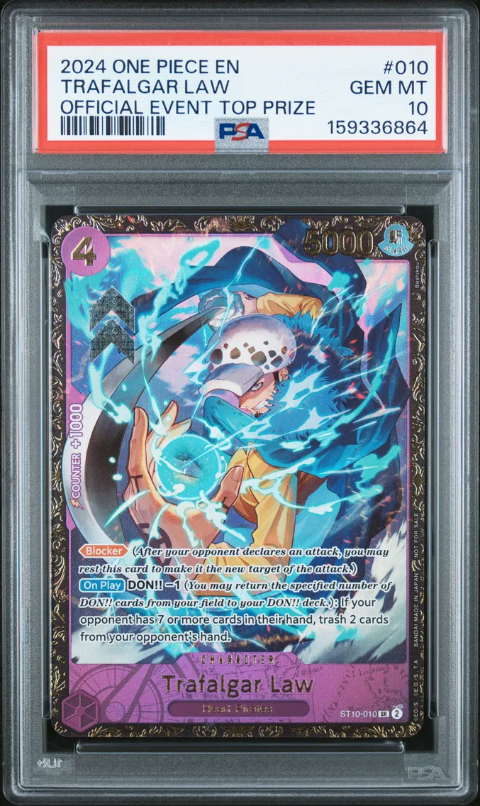 2024 #010 Trafalgar Law PSA 10 One Piece Promos