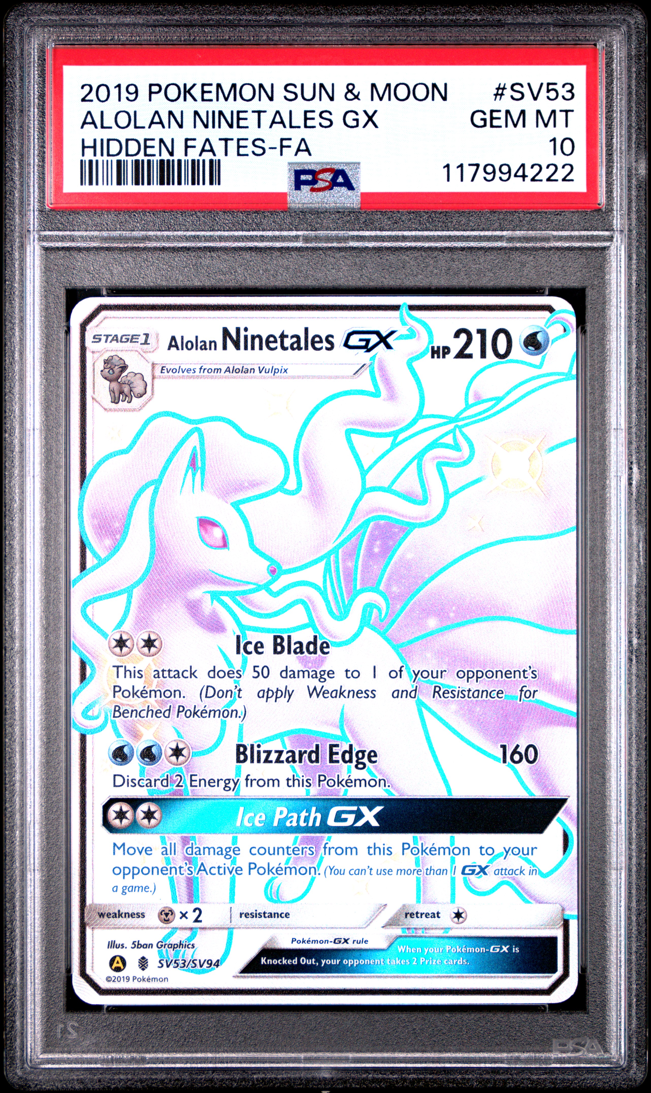 Full Art/Alolan Ninetales GX