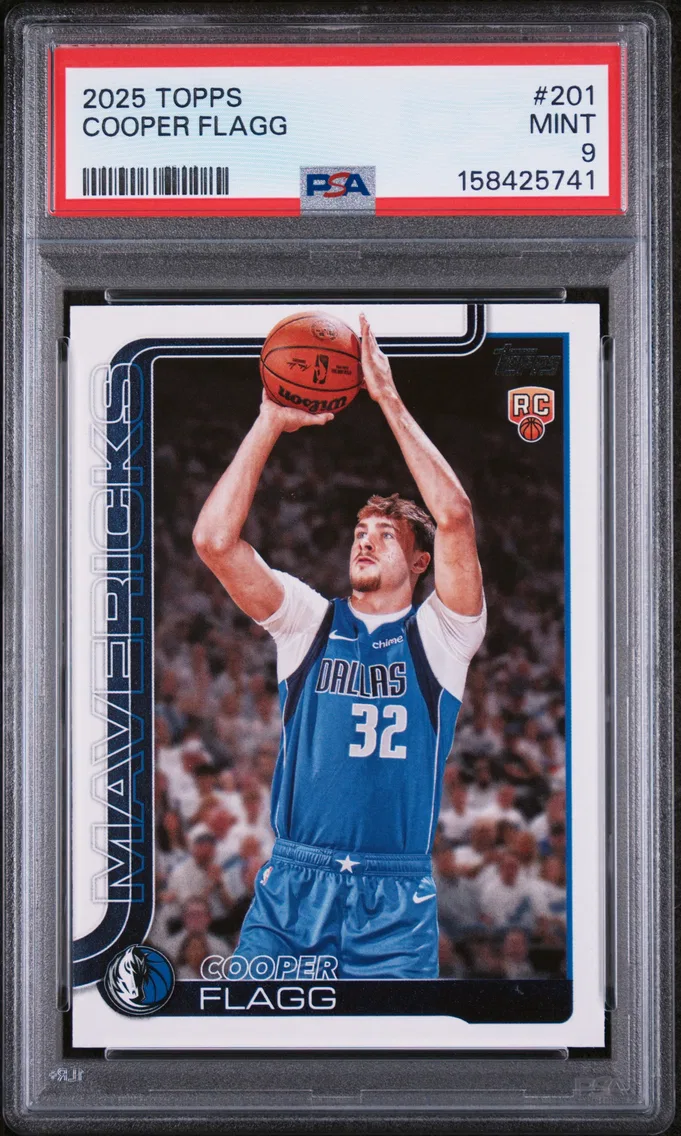 2025 #201 Cooper Flagg PSA 9 Topps