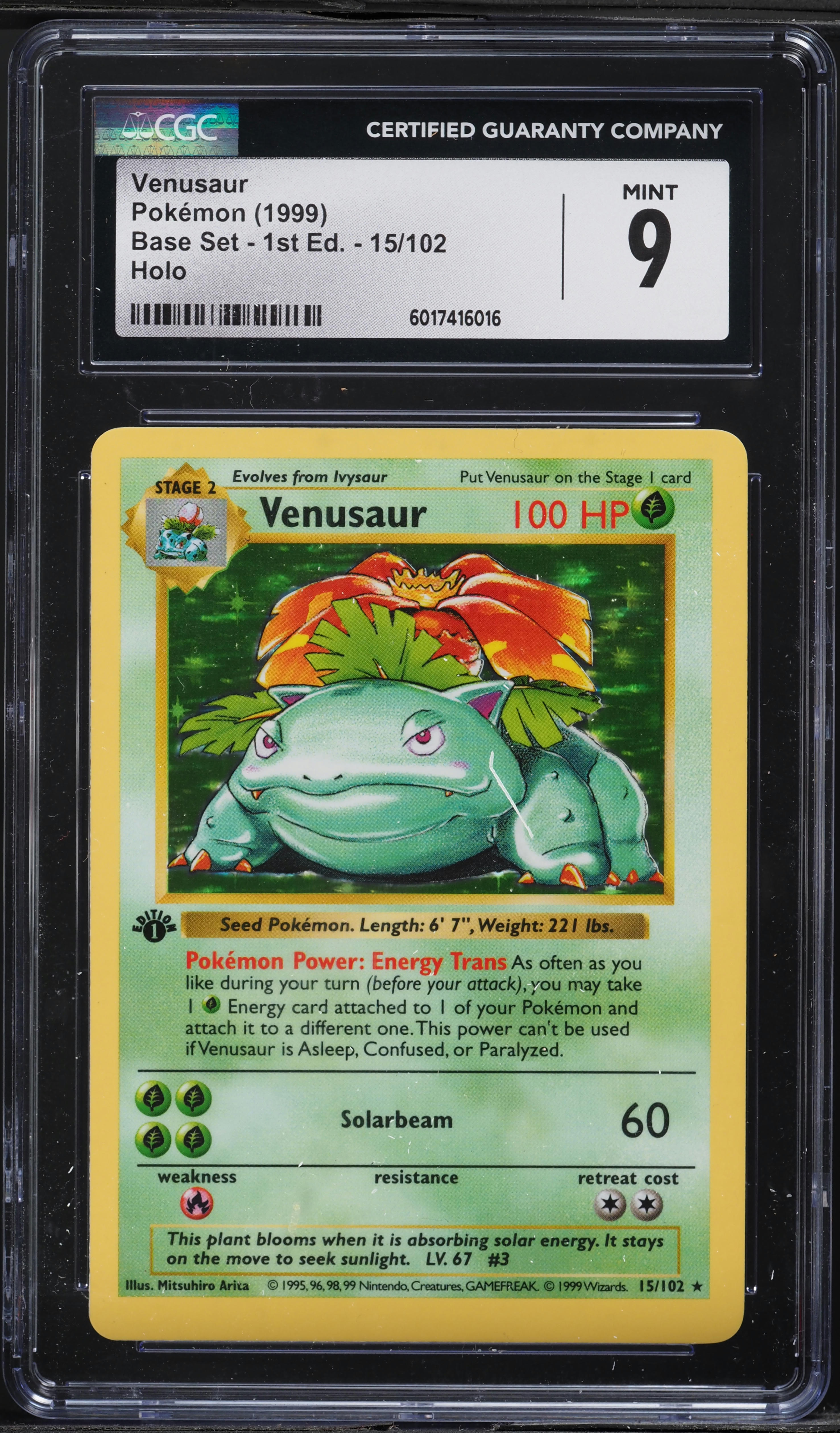 Venusaur-Holo 1st Edition