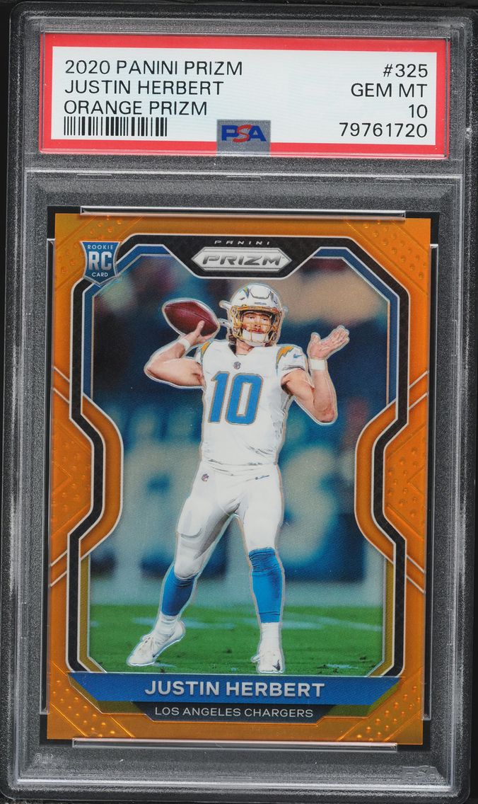 2020 #325 Justin Herbert PSA 10