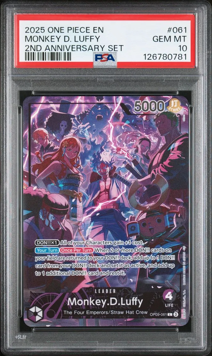 2025 #061 Monkey D. Luffy PSA 10