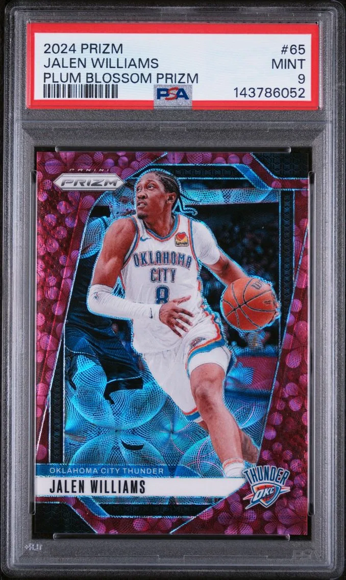 2024 #65 Jalen Williams PSA 9 Panini Prizm