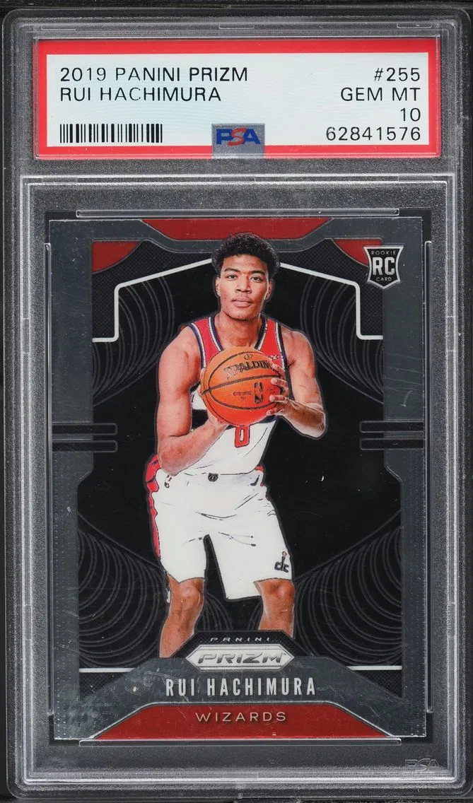 2019 Panini Prizm Rui Hachimura ROOKIE #255 PSA 10 GEM MINT