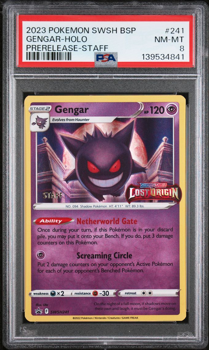 2023 #241 Gengar-Holo PSA 8 Swsh