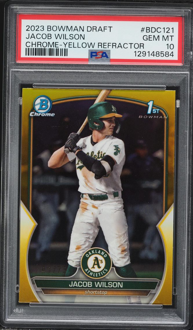 2023 #BDC121 Jacob Wilson PSA 10