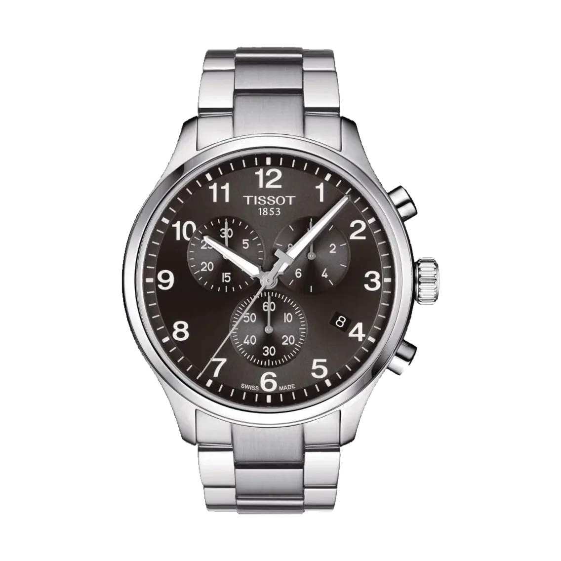 Tissot Chrono XL Classic 45mm - Black on Bracelet