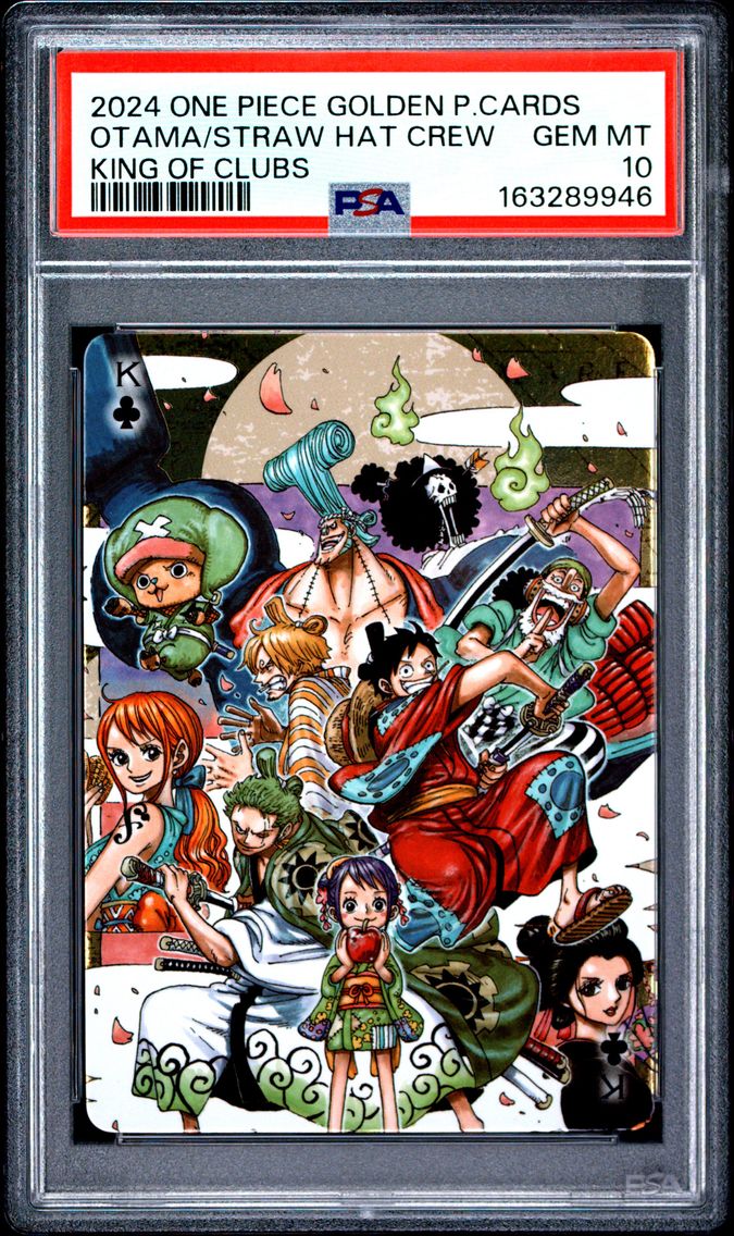 2024 #NA Otama/Straw Hat Crew PSA 10 One Piece Golden Playing Cards the Straw Hat Crew