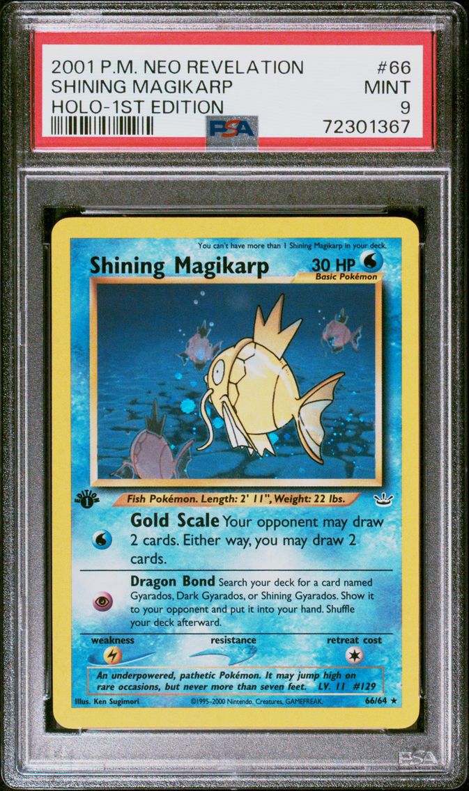 2001 #66 Shining Magikarp-Holo 1