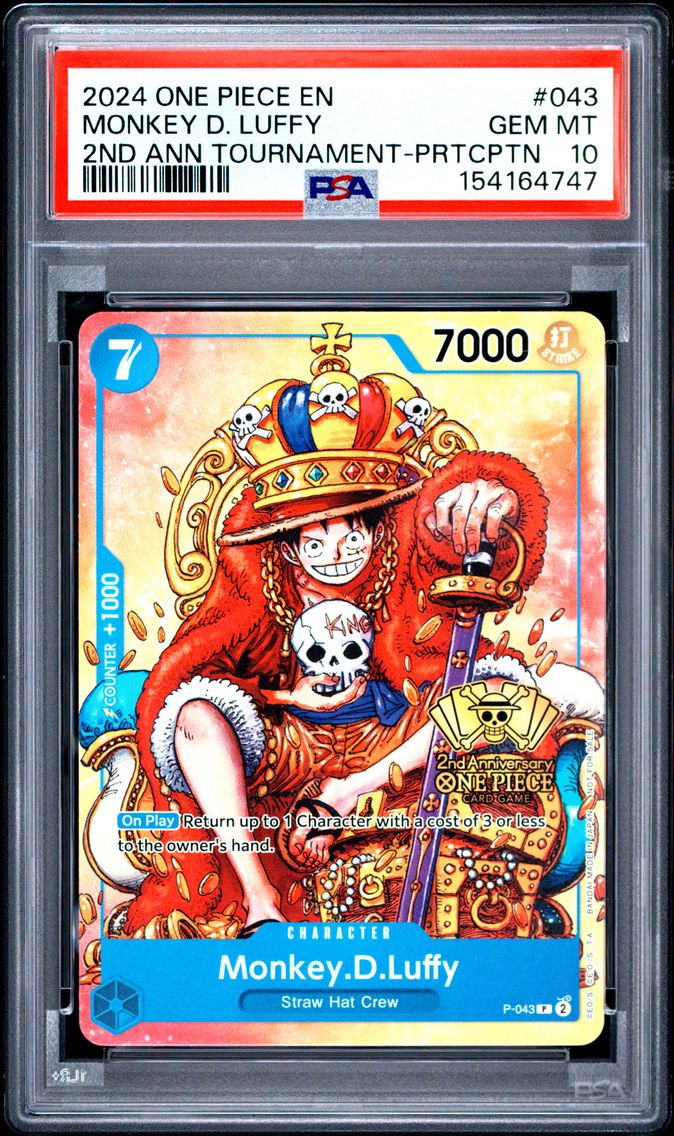 2024 #043 Monkey D. Luffy PSA 10