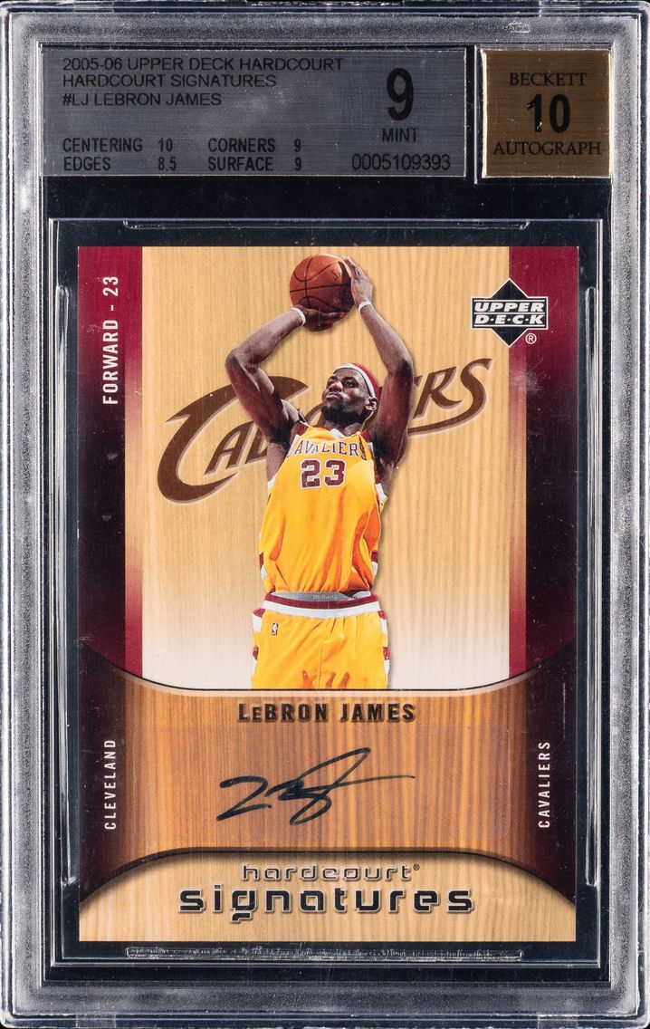 2005 #LJ LeBron James BGS 9 Uppe