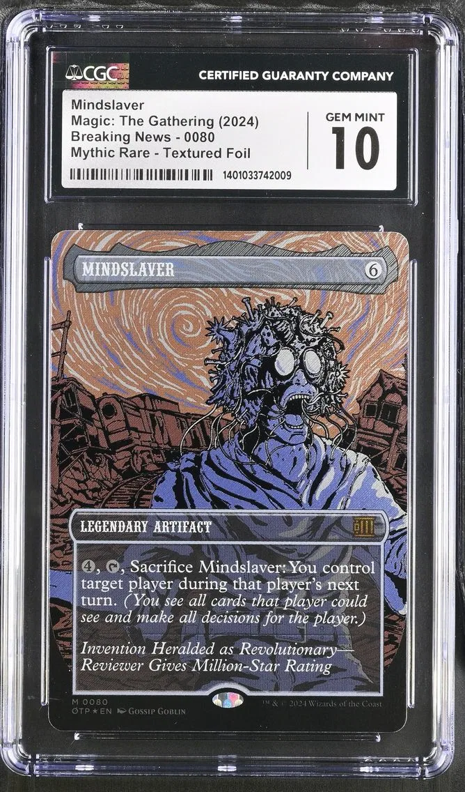 2024 #80 Textured Foil Mindslaver CGC 10 Magic The Gathering MTG Breaking News