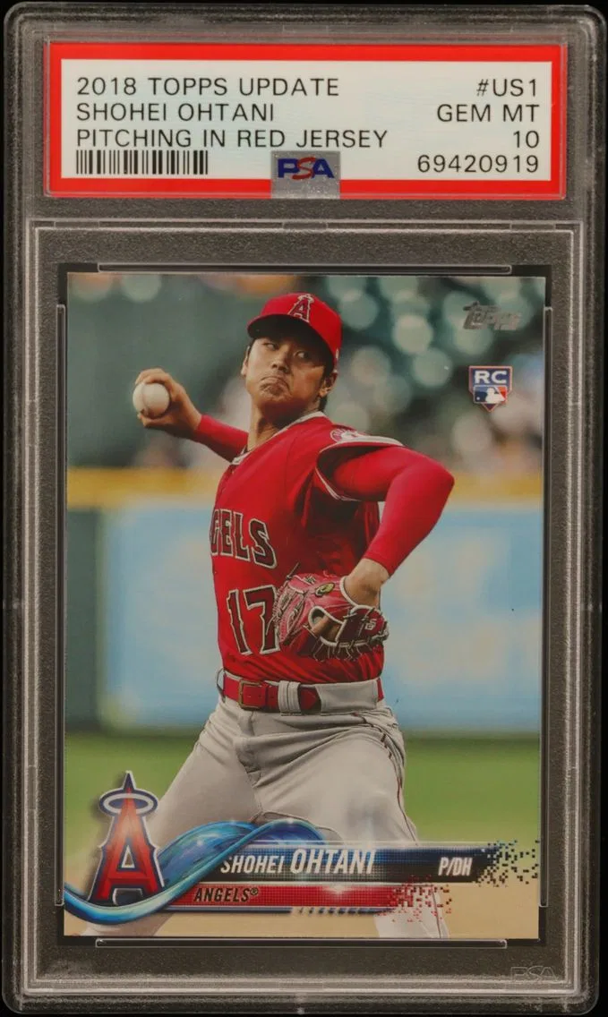 2018 #US1 Shohei Ohtani PSA 10 Topps Update